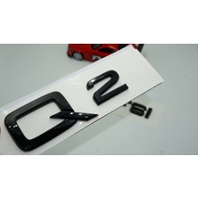 Dk Audi Q2 35 Tfsi Parlak Siyah Abs 3m 3D Bagaj Yazı Logo Orjinal Ürün