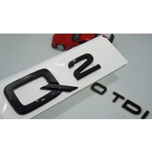 Dk Audi Q2 40 Tdi Parlak Siyah Abs 3m 3D Bagaj Yazı Logo Orjinal Ürün