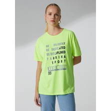 Fabrika Sports T-Shirt, M, Neon Yeşil