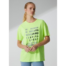 Fabrika Sports T-Shirt, M, Neon Yeşil