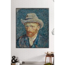 Morfil Sanat Atölyesi Vincent Van Gogh Self Portrait Kanvas Tablo