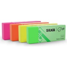 Silka Neon Küçük Boy Silgi 1 adet