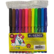 Rubenis Keçeli Kalem Su Bazlı 12'li Rubenis Su Bazlı Keçeli Kalem