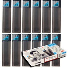 Tombow Versatil Uç 0,7 mm 2B Kalem Uçları 12 Adet Uzun Ömürlü Kullanım İçin