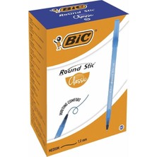 Bic Tükenmez Kalem Round Stıc Mavi 60'lı