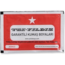 Tek Yıldız Tek Yıldız Kumaş Boyası Kırmızı