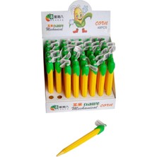 Perfect Mısır Uçlu Mekanik Kalem 0.7 mm Sarı Renk Ergonomik Tasarım ile Kaymaz Yüzey