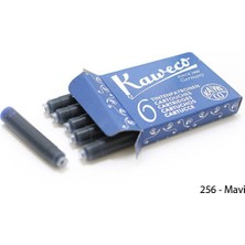 Kaweco Kartuş Mürekkep 6`lı Kutu Mavi
