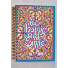 Keskin Color Wallart 17X24 120 Yaprak Çizgisiz Spralli Sert Kapak Defter
