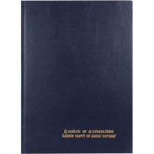 Dilman Iş Sağliği ve Güv.tespit Öneri Def.ciltli Orjinal Numaralı