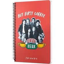 Mabbels Friends Central Perk Spiralli Defter Kırmızı