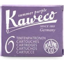 Kaweco Kartuş Mürekkep 6`lı Mor