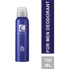 Caldion For Men 150 ml Sprey Deodorant 24 Saat Koruma Sunan Pudrasız Koku