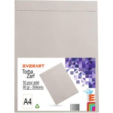 EC Shop Everart Torba Zarf 32X42 Kraft 90 gr Silikonlu 50 Li