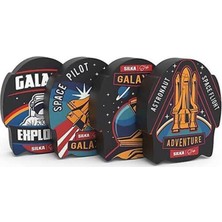 Silka ART55 Galaxy Serisi Desenli Silgi