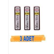 Rotring 0,35 mm HB Versatil Kalem Ucu 3 ADET Hi Polymer Almanya Kalem Uçları