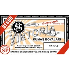 Viktoria Kumaş Boyası 32 Bej Renkli Mükemmel Boyama Özelliği ile Naylon İpek Yün Pamuk İçin