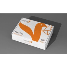 Zarfsan Silikonlu Kare Mektup Zarfı 11,4X16,2 70GR 1.hamur 500 Adet