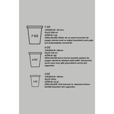 EC Shop 7 Oz Store Karton Bardak 6.5 Oz Adet: 100