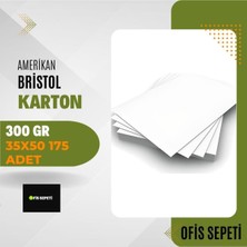 EC Shop Ofissepeti Amerikan Bristol Karton 300 gr 35X50 cm 175 Adet - Ofis Sepeti
