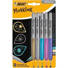 Bic Intensity Permanent Markör 5'li Metalik Renkler