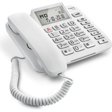 Gigaset Dl580 Ekranlı Telefon (Adaptörlü) (Beyaz) Gıgaset Telefon Dl580