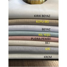 Etuval Linen Etamin Punch Ve Pano Kumaşı Koyu Bej 100 x 80