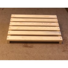 EC Shop Deka Aksesuar Ticaret Ahşap Masa Altı Ayaklık Ayak Koyma Standı 40 x 40