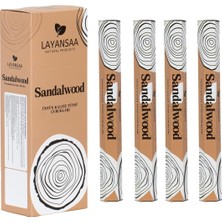 Layansaa Sandalwood Kokulu 6 Kutu 120 Adet Çubuk Tütsü