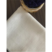 Etuval Linen Etamin Punch Ve Pano Kumaşı Krem 100 x 80