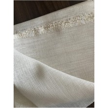 Etuval Linen Etamin Punch Ve Pano Kumaşı Krem 100 x 80