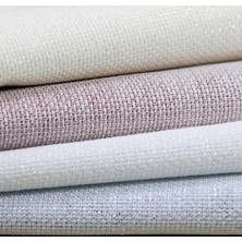 Etuval Linen Etamin Punch Ve Pano Kumaşı Krem 100 x 80