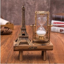 Epilons Eyfel Kulesi Paris Ahşap Kum Saati