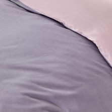 EC Shop Sheri Home Basic Gül Kurusu Koyu Gri Çift Taraflı Çift Kişilik Nevresim Seti 200 x 220   Pamuk Pınkcastle02