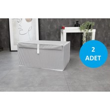 EC Shop Daglus 2 Adet Kapaklı Kutu Hurç Mega Boy 60*40*30* Çok Amaçlı Kutu Hurç