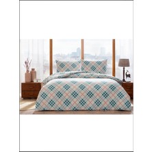 Taç Flanel Nevresim Takımı Andra Mavi Tek Kişilik