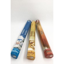 Flute Tütsü Mi x  3 Kutu Misk, Amber, Sandal 60 Adet Tütsü Çubuğu Tütsü Mi x 2 3