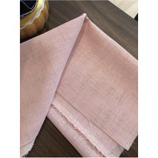 Etuval Linen Etamin Punch Ve Pano Kumaşı Pudra 100 x 80