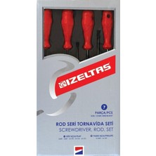 İzeltaş Opak Tornavida Seti 7 Parça