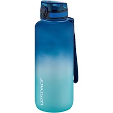 Uzspace 1500ML Mega Boy Soft Touch Çift Renk Motivasyon Tritan Su Matarası