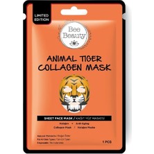 Bee Beauty Animal Kağıt Maske Tiger  Kaplan Maske