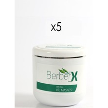 Berberx Berberin Berberx Bitki Özlü Kil Maskesi 650 Gr. X5 Adet