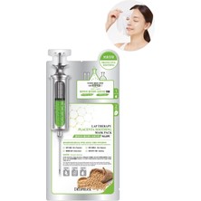 Deoproce Gün Boyu Nemli,beslenmiş ve Stresten Arınmış Cilt Için Plasenta Özlü Yüz Maskesi 25ML