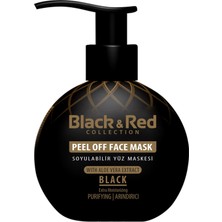 Black & Red Soyulabilir Siyah Yüz Maskesi Arındırıcı 250 ml - Killi Yüz Maskesi Orman Meyveli 400GR