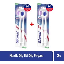 Signal Nazik Diş Eti Bakımı Diş Fırçası 1+1 Yumuşak X2