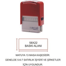 Sırdaş Firma ve Şirket Kaşesi Yazısı Dahil Matuya -