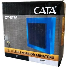 Cata 3 W Koridor LED Aydınlatma CT-5176 - Mavi Işık