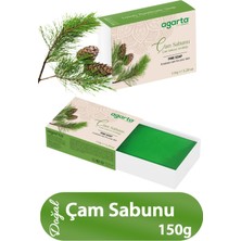 Agarta Doğal Çam Sabunu 150 gr Ferahlatıcı Koku ile El Yapımı Doğal Özellikler