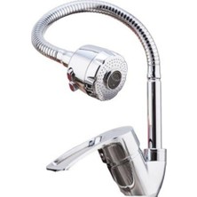 Biotech 40 cm Oynar Başlıklı Spiral Musluk Başlığı Çift Delik Boru Su Tasarruflu