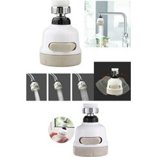 Vi Caro 360 Derece Döner Tasarruflu 3 Fonksiyonlu Kaliteli Malzemeli Musluk Başlığı Musluk Ucu